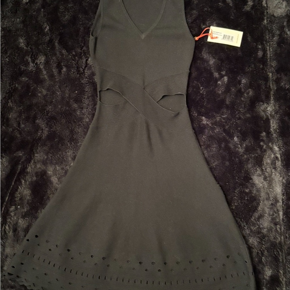 Brand New Ramy Brooke Black Sleeveless Dress XS